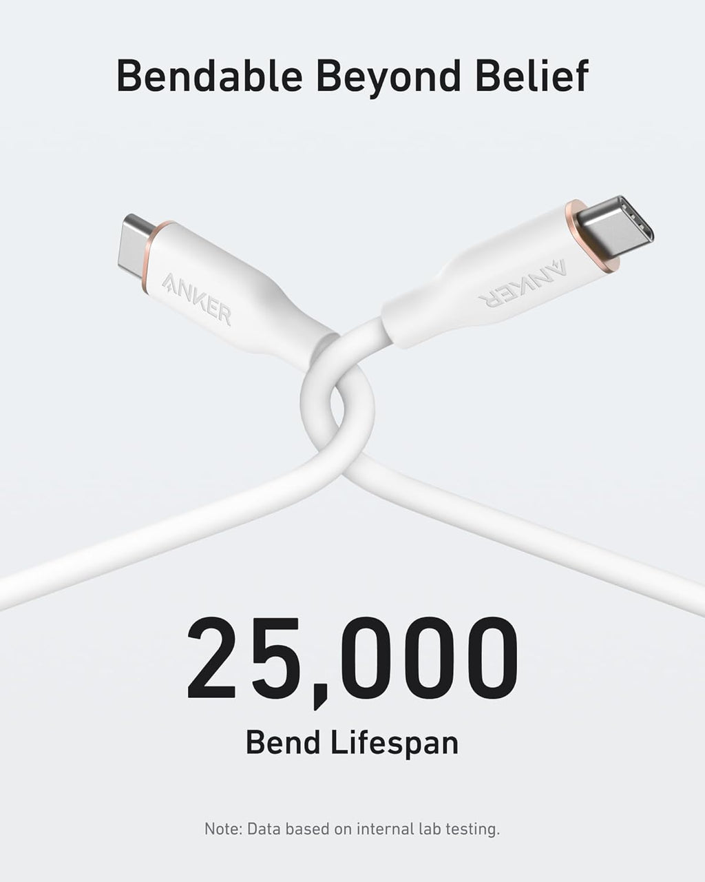 Anker 643 USB-C to USB-C Cable (Flow, Silicone, 240W, 2-Pack, Midnight Black)