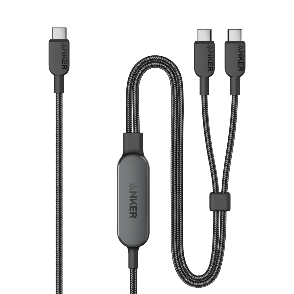 Anker cable with dual USB-C connectors for data transfer