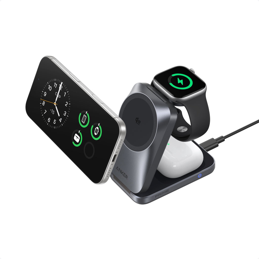 Anker Prime Wireless Charging Station (3-in-1, MagGo, AirCool, Foldable)